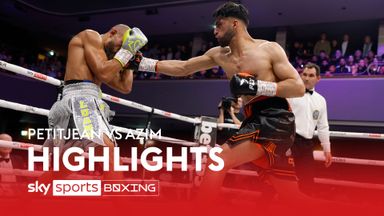Highlights: Azim stops Petitjean to become European champion