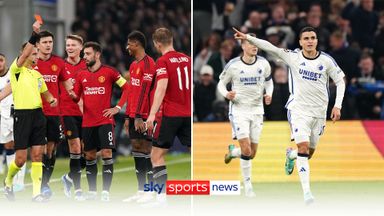 'Reckless, unlucky' Rashford sent off & Copenhagen hit back