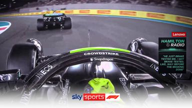 'He brake tested me!' | Alonso all over the road defending from Hamilton
