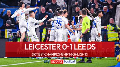 Leicester 0-1 Leeds
