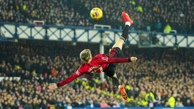 'That's gymnastics not football!' | Nev stunned by Garnacho goal