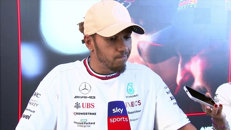 Lewis Hamilton says he's expecting a difficult race on Sunday after his Mercedes struggled for pace in the Sao Paulo Sprint.