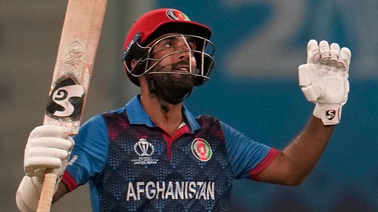 Afghanistan's captain Hashimatullah Shahidi (Associated Press)