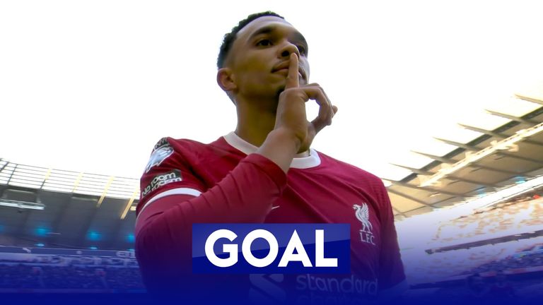 Alexander-Arnold scores for Liverpool against Man City