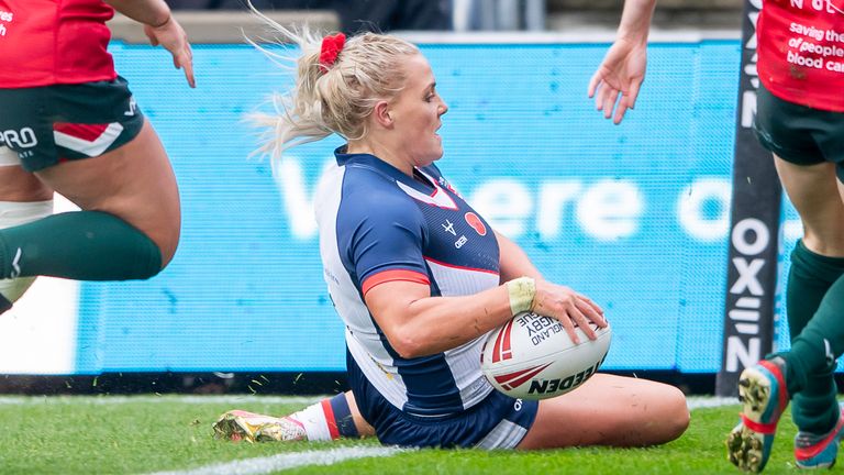 Amy Hardcastle played a starring role in England's win over Wales