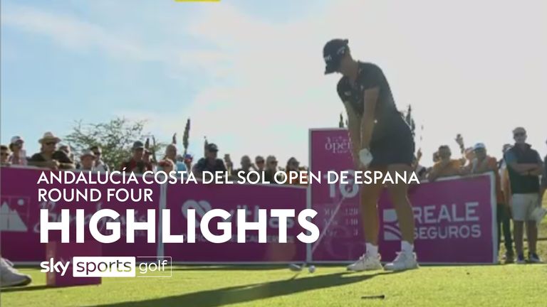 Highlights from the fourth round of the season-ending Andalucia Costa del Sol Open de Espana from Real Club de Golf las Brisas.