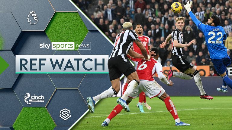 Ref Watch: 'It was a push' - Should Newcastle's winner against Arsenal ...