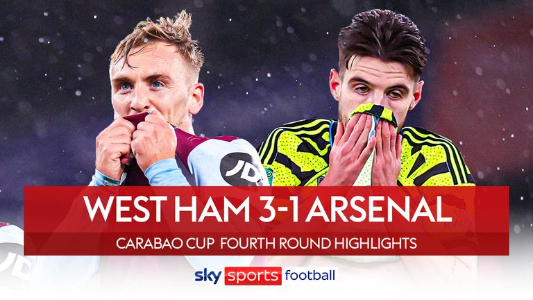 West Ham 3-1 Arsenal: Brilliant Hammers dump below-par Gunners out of  Carabao Cup to advance to quarter-finals - Eurosport, west ham 