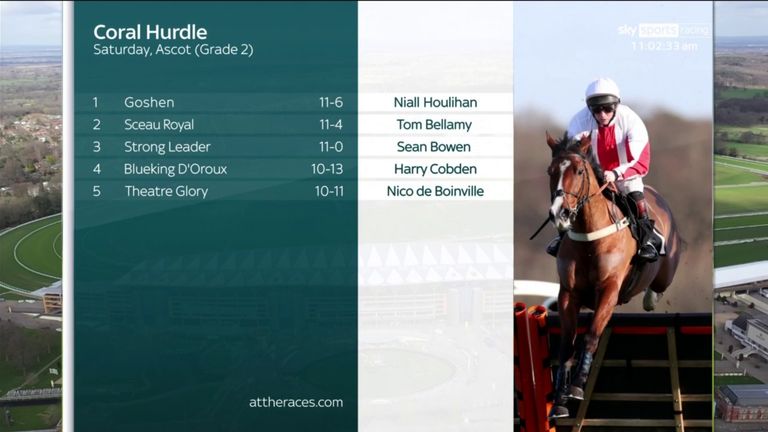 Coral Hurdle declarations
