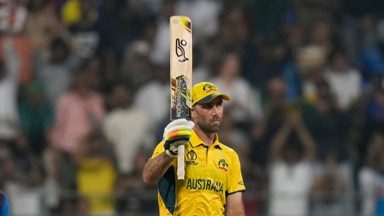 Glenn Maxwell smashed a 76-ball ton to keeps Australia's World Cup hopes alive