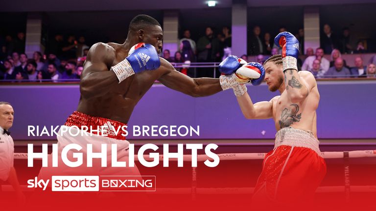 Highlights: Richard Riakporhe stops Dylan Bregeon inside two rounds!