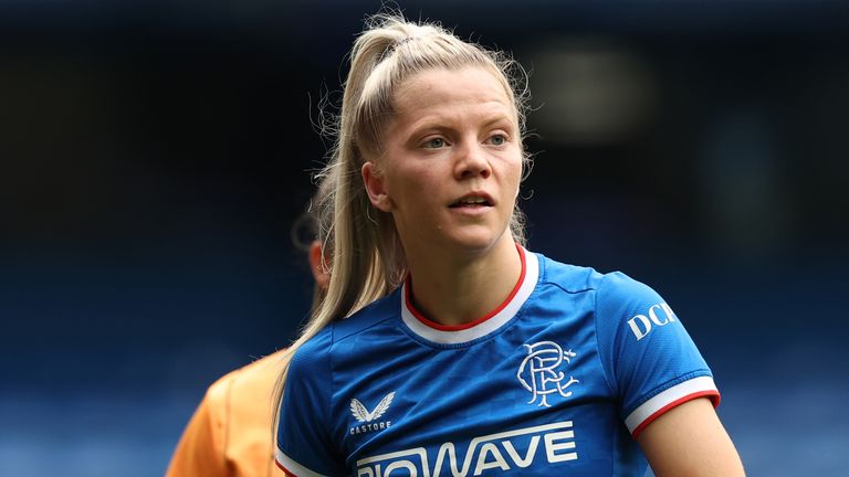 Brogan Hay celebrated her 100th Rangers appearance