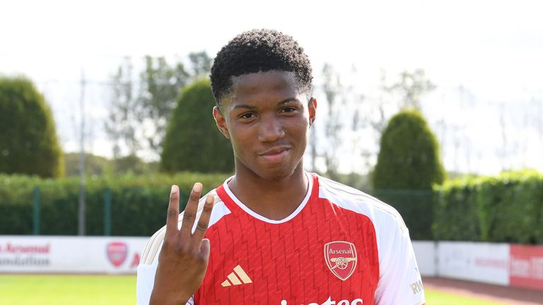 Arsenal youngster Chido Obi-Martin netted 10 goals in a 14-3 rout of Liverpool U16s
