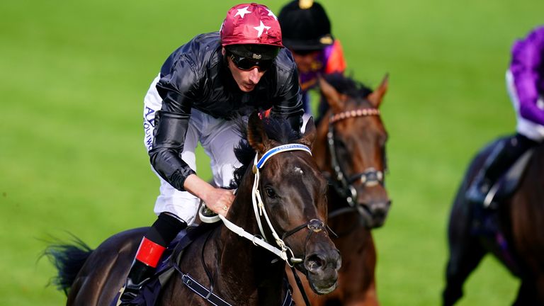 Claymore ridden by jockey Adam Kirby wins the Hampton Court Stakes during day three of Royal Ascot