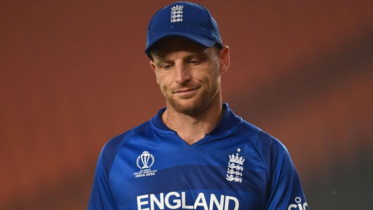 England&#39;s skipper Jos Buttler only made one run against Australia before he was dismissed by Adam Zampa