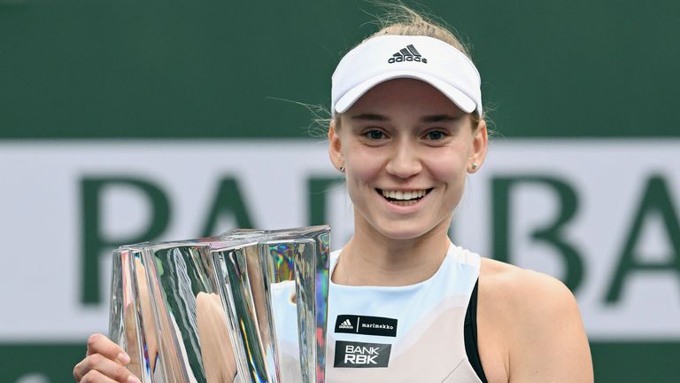 Elena Rybakina won Indian Wells in 2023