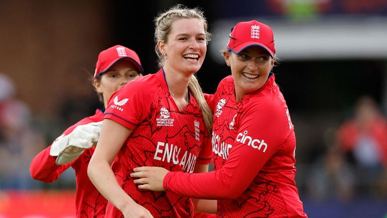 England&#39;s Lauren Bell (left) and Sophie Ecclestone (right) starred during the IT20 against Sri Lanka in August