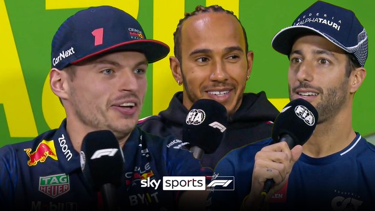 Verstappen, Hamilton and Ricciardo