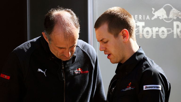 Franz Tost has helped several drivers at the start of their F1 careers including Sebastian Vettel in 2007 and 2008
