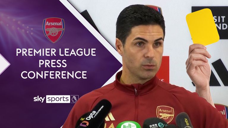 Mikel Arteta speaks on charges for touchline behaviour.