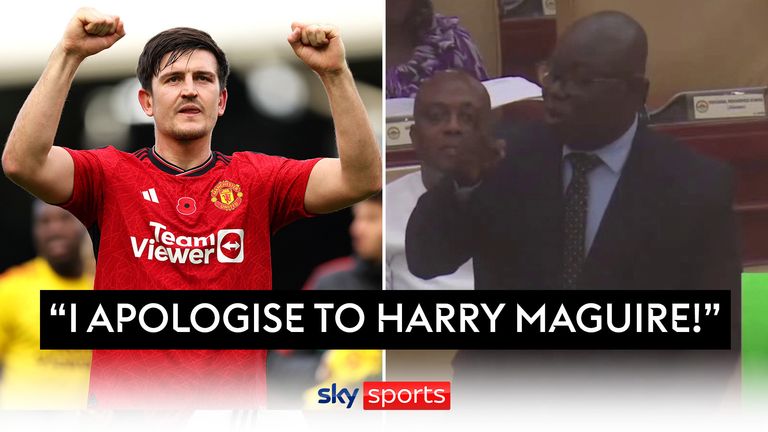 Following Harry Maguire&#39;s recent upturn in form, a Ghanaian MP has apologised for previously using the Manchester United defender to mock a political rival last year.