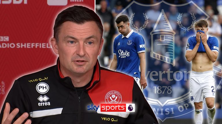 Paul Heckingbottom believes Everton have been wrongly dealt with after they given a ten points deduction but insists Toffee fans&#39; have nothing to worry about as he believes the club will still stay up THUMB 