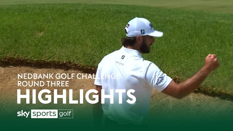 Highlights of round three from the Nedbank Golf Challenge in Sun City, South Africa.