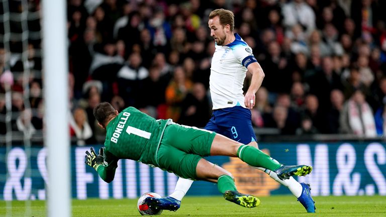 Harry Kane ถูกจองสำหรับการจำลองที่ Wembley