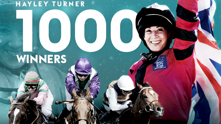 Hayley Turner won her 1000th race at Newcastle on Tuesday evening
