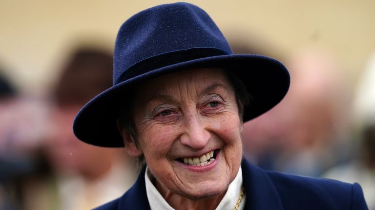 Henrietta Knight on day two of the 2023 Cheltenham Festival