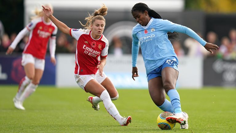 Khadija Shaw has found the net twice in five WSL appearances this term