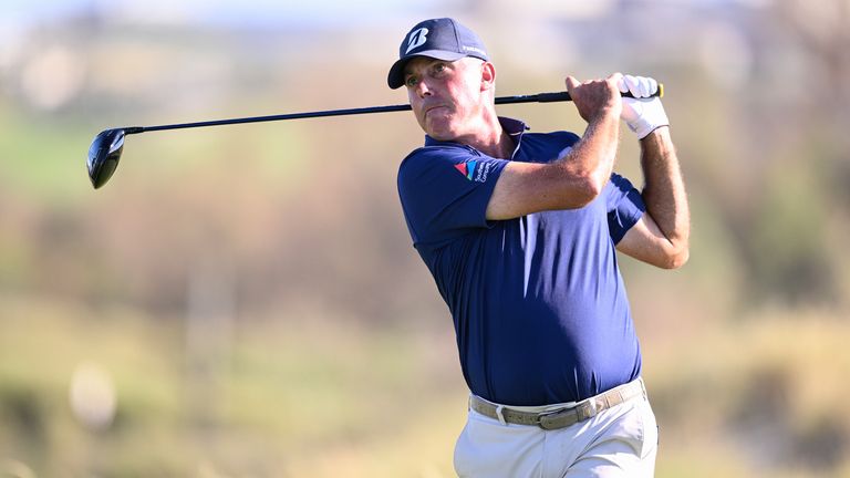 The USA's Matt Kuchar is in second and seeking his first PGA Tour title since 2019 at the age of 45 