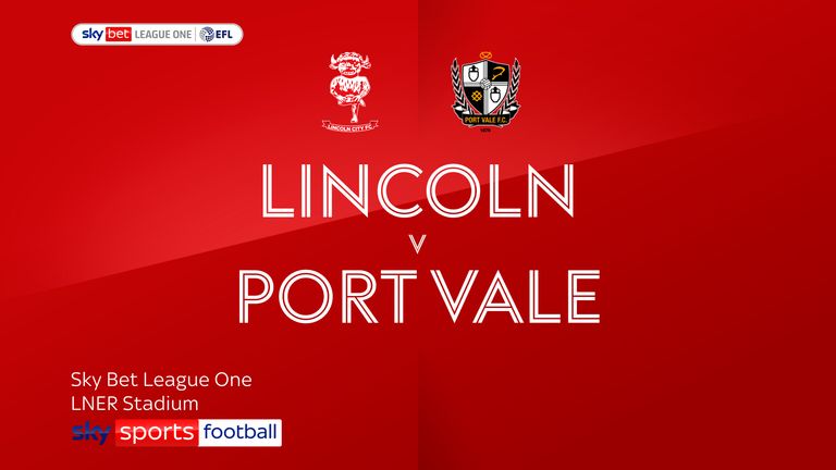 Lincoln City 1-1 Port Vale