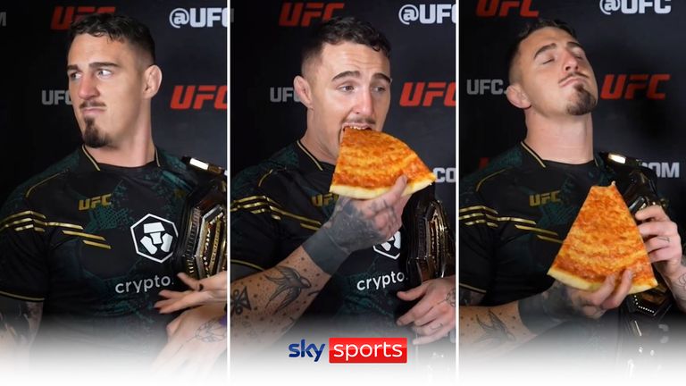 Tom Aspinall discusses his UFC 295 victory over Sergei Pavlovich with a slice...
