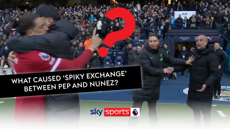 Pep and Nunez in &#39;spiky exchange&#39;