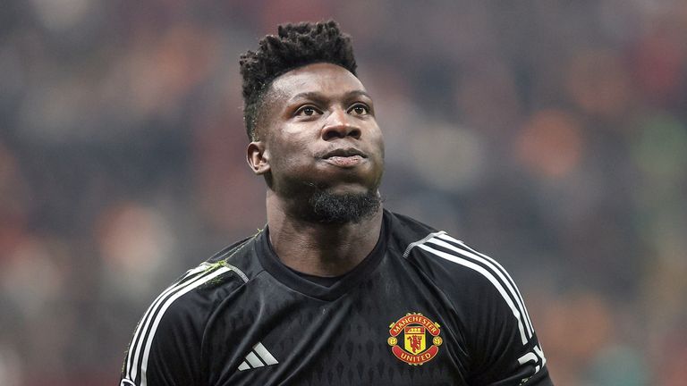 Andre Onana was at fault for two Hakim Ziyech goals in Man Utd's draw away to Galatasaray