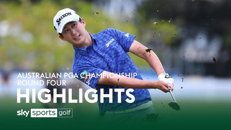 Highlights from the final round of the Australian PGA Championship from the Royal Queensland Golf Club, Brisbane.