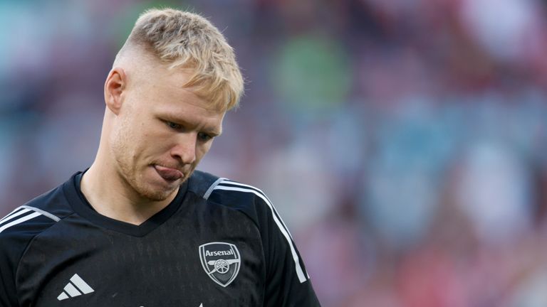 The father of Arsenal goalkeeper Aaron Ramsdale has hit out at Mikel Arteta