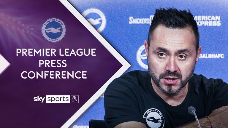 Brighton head coach Roberto De Zerbi