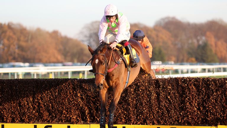 Royale Pagaille leaves Bravemansgame trailing in the Betfair Chase at Haydock