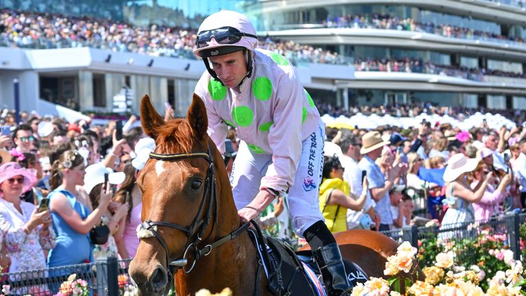 Ryan Moore and Vauban ahead of the Melbourne Cup