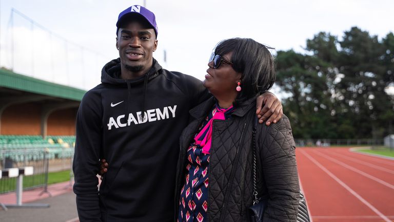 Timi and his mother Shola