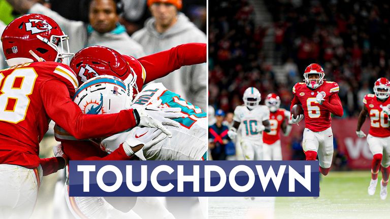 The Chiefs defense scored an incredible touchdown against Miami in their last game