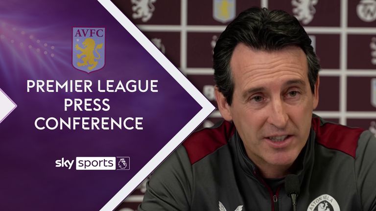 Unai Emery plays down Aston Villa's title chances