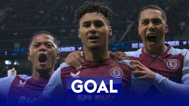 Ollie Watkins and Youri Tielemans combine to give Villa the lead