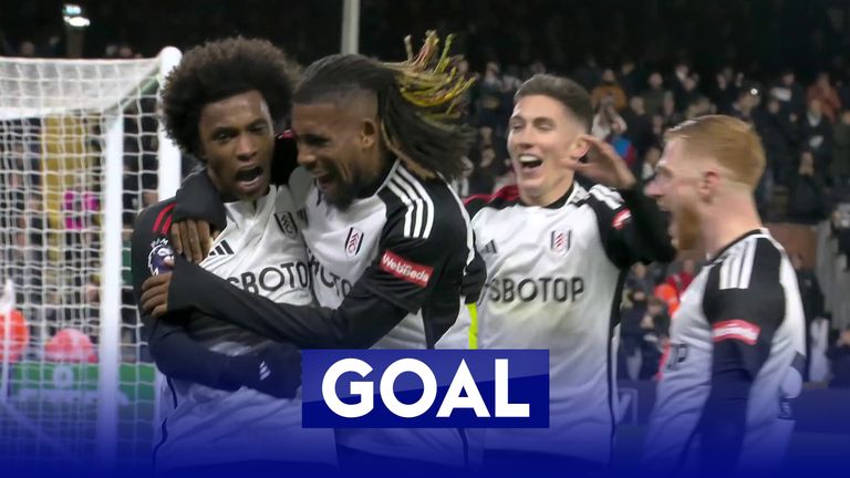 Willian gives Fulham the lead in injury time