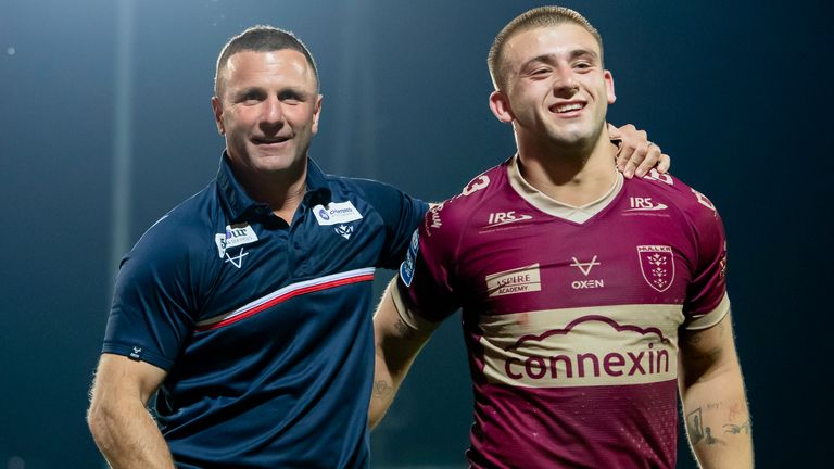 Hull KR head coach Willie Peters is impressed with the progress Mikey Lewis made in 2023