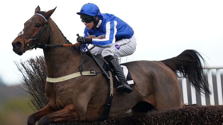 Your Darling ridden by Kielan Woods on their way to winning the Royal Ascot Racing Club Handicap Chase at Ascot 