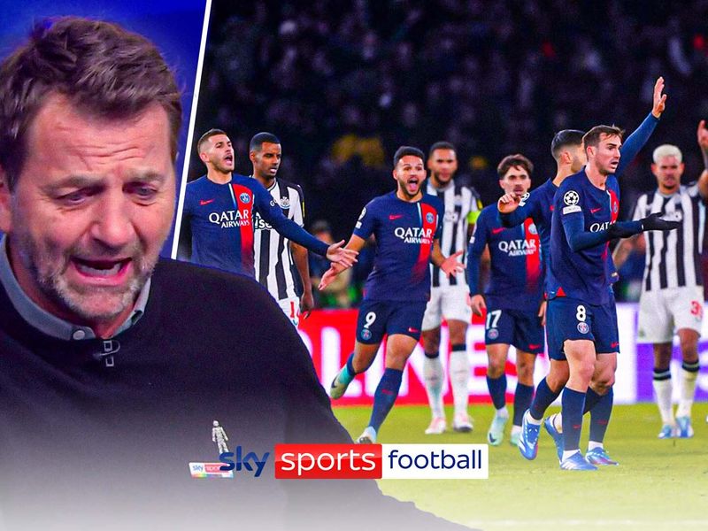 Newcastle furious after last-minute penalty decision in PSG Champions  League draw