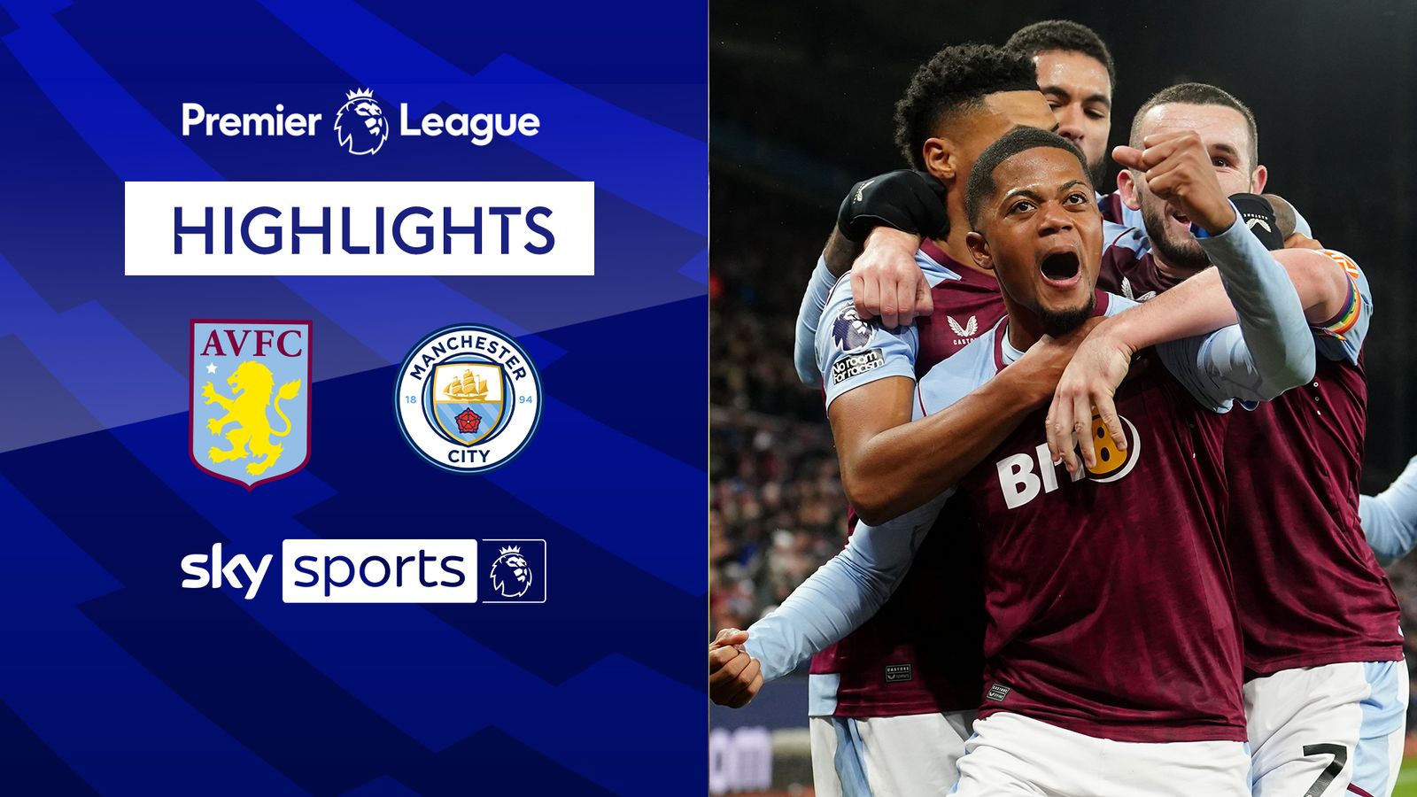 Aston Villa 1-0 Manchester City | Premier League highlights | Football ...